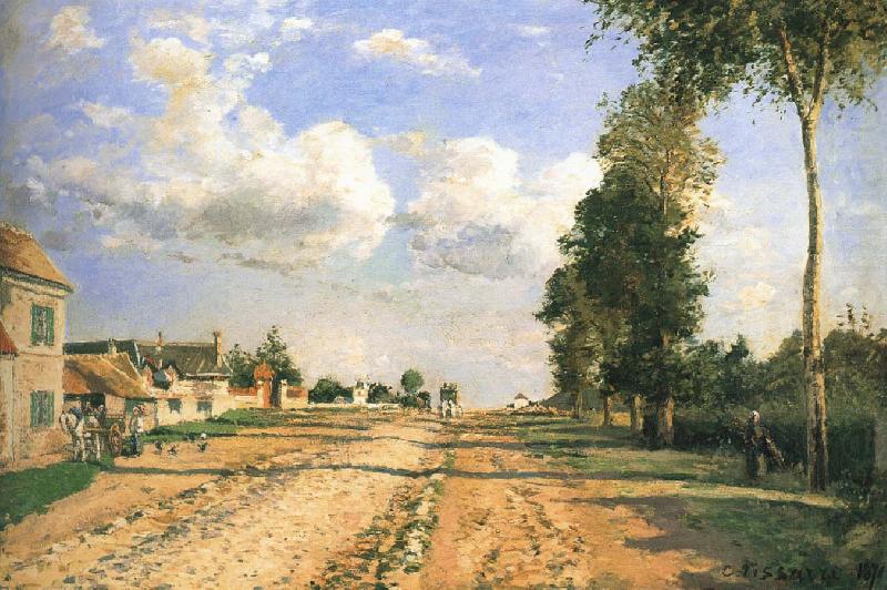 Camille Pissarro Versailles Road china oil painting image